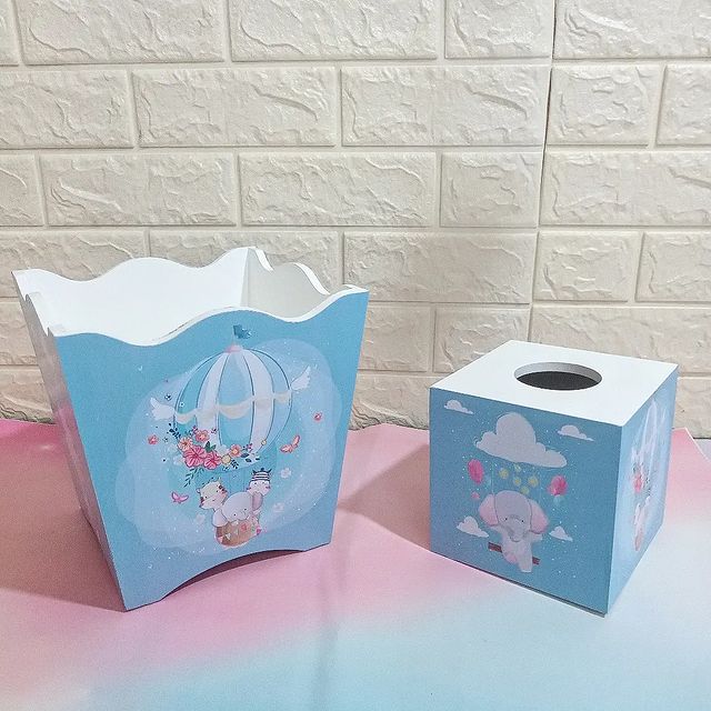 سطل و جعبه دستمال کاغذی کودک